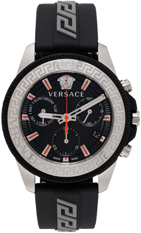 versace watch greca logo|versace greca chrono watch.